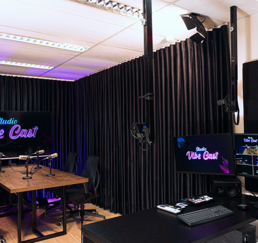 Estúdio de podcast